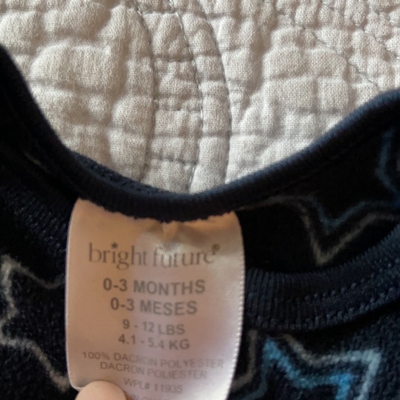 0-3 months two Footie one piece. - Picture 3 of 7